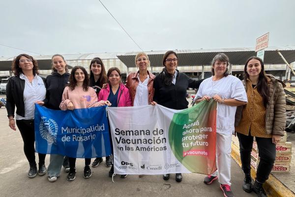 Rosario se suma a la «Semana de Vacunación en las Américas»